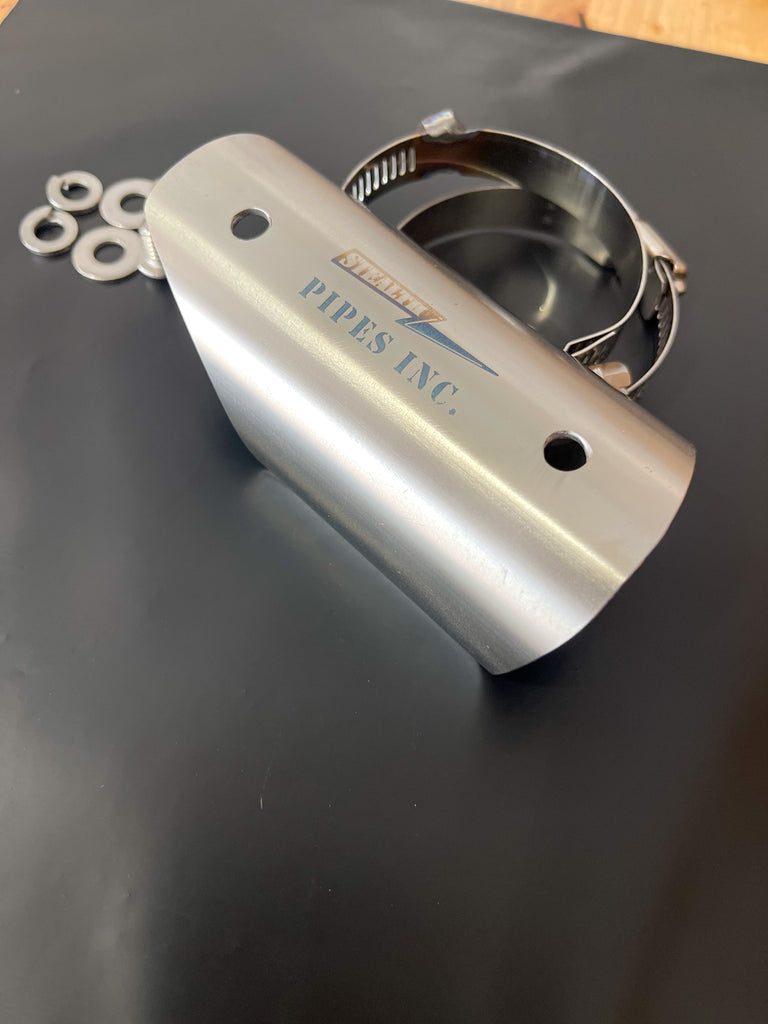 4 Hand Shaped Stainless Steel Heat Shields | Stealth Pipes