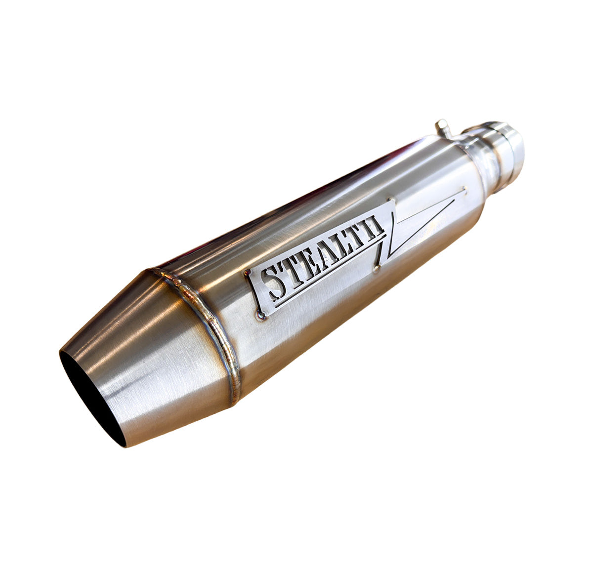 Burner 2.25" Slip On Muffler, photo 1 of 7