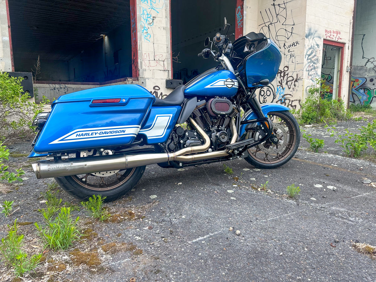2017–2025 Harley M8 Bagger with Stealth Pipes stainless exhaust system – American-made performance upgrade, photo 20 of 30