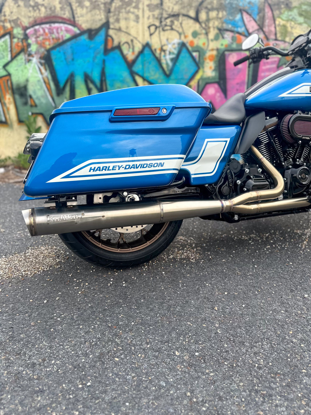 2017–2025 Harley M8 Bagger with Stealth Pipes stainless exhaust system – American-made performance upgrade, photo 27 of 30