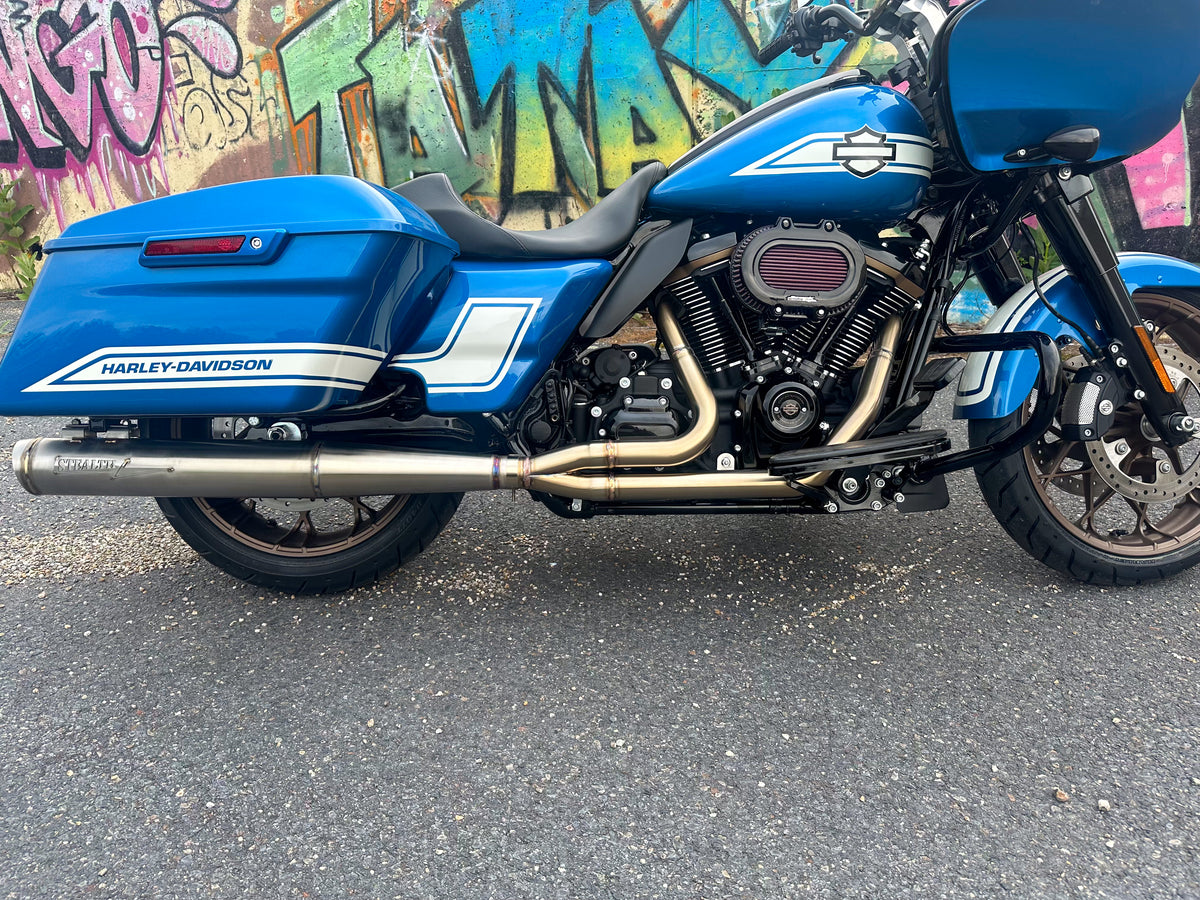2017–2025 Harley M8 Bagger with Stealth Pipes stainless exhaust system – American-made performance upgrade, photo 25 of 30