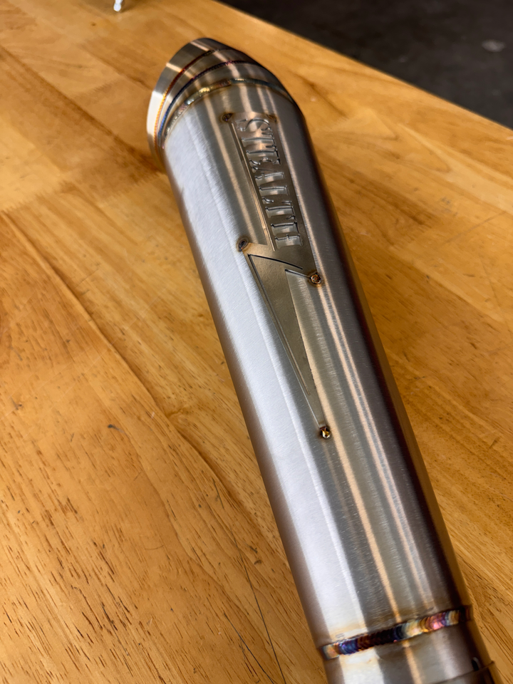 Stealth Cone-Style Turndown Muffler “Streetsweeper” – Modular 2.25" Exhaust