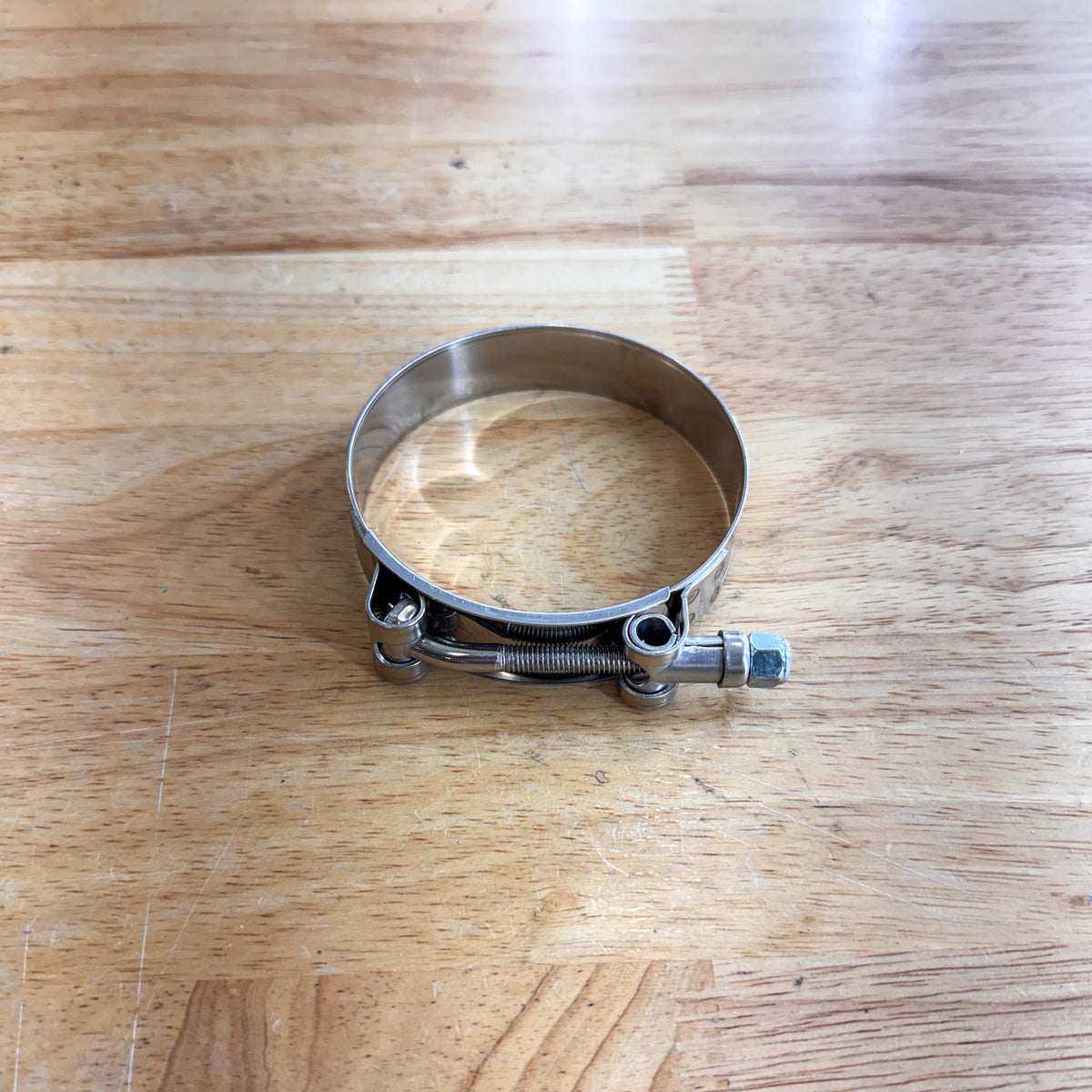 Stainless Steel Muffler Clamp – 3.25" Stealth Nightster Slip-On Replacement, photo 4 of 4