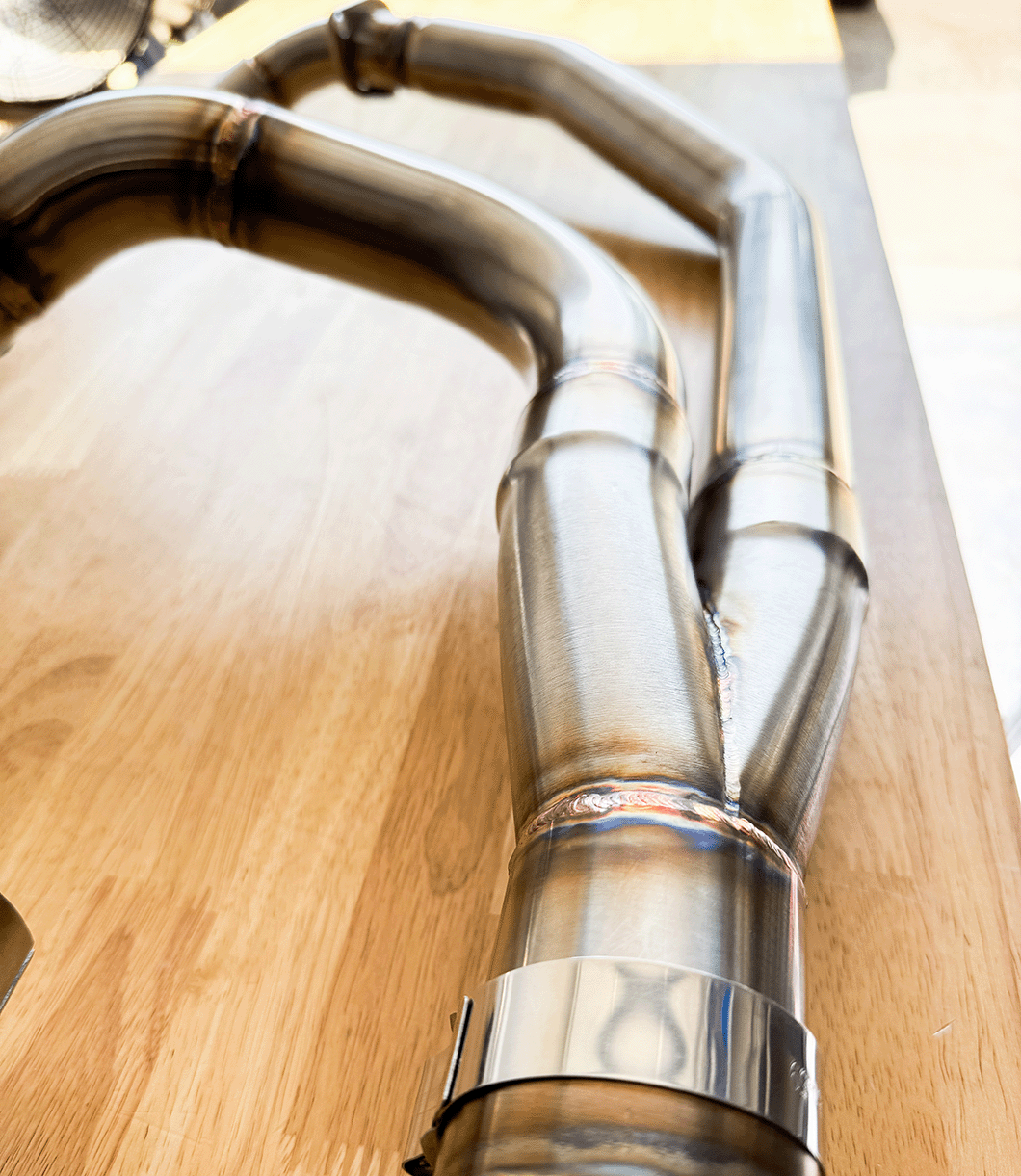 Stealth Pipes Indian Super Chief High Performance Exhaust Reverse Cone Turnout Pipe Bomb Muffler Bracket Hardware Stainless Steel, photo 11 of 16