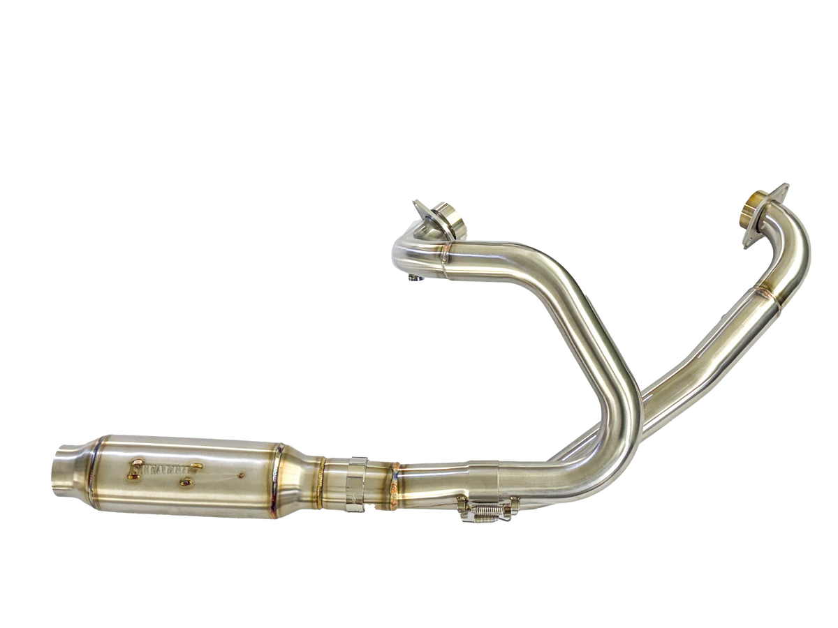 Stealth Pipes exhaust system for Indian Scout 2015–2025 – stainless steel headers and muffler, photo 4 of 21