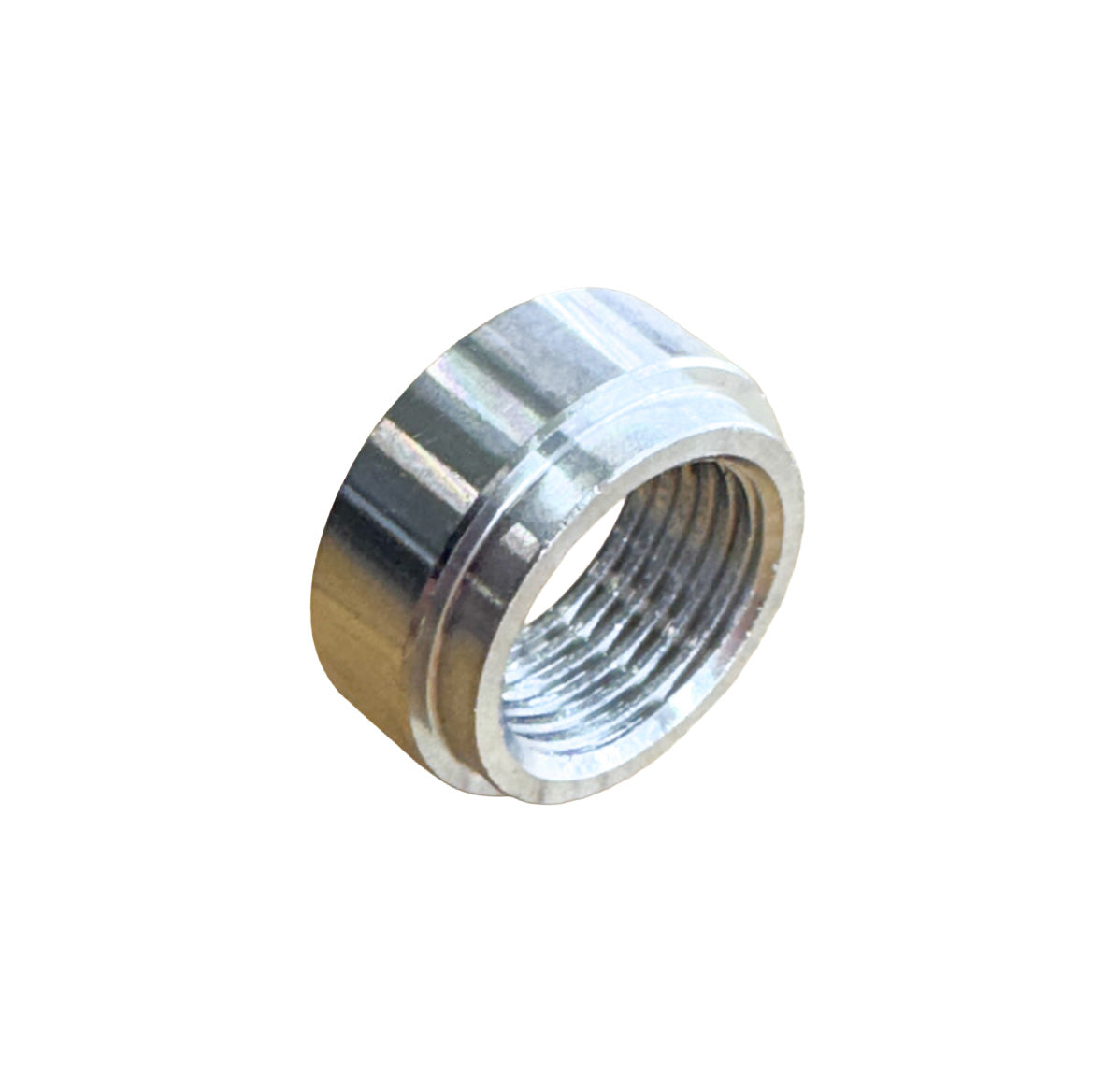 Stainless Steel O2 Sensor Weld Bung, Lip Style, M18x1.5 – Stealth