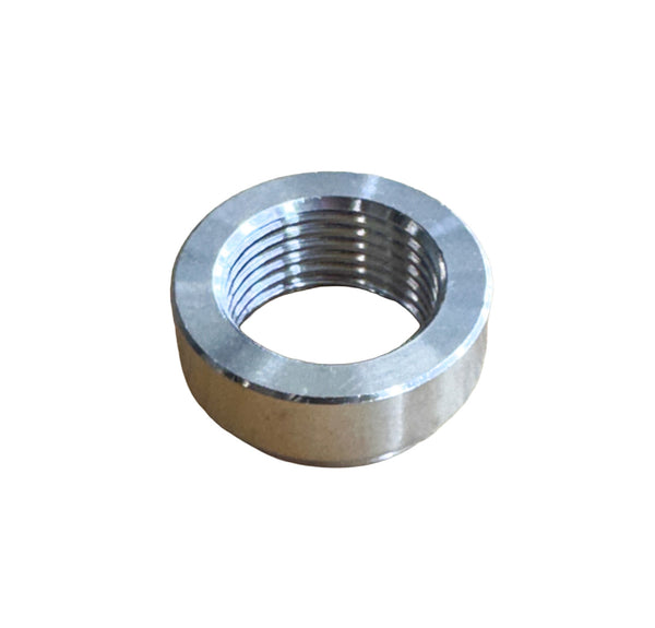 Stainless Steel O2 Sensor Weld Bung, Lip Style, M18x1.5 – Stealth