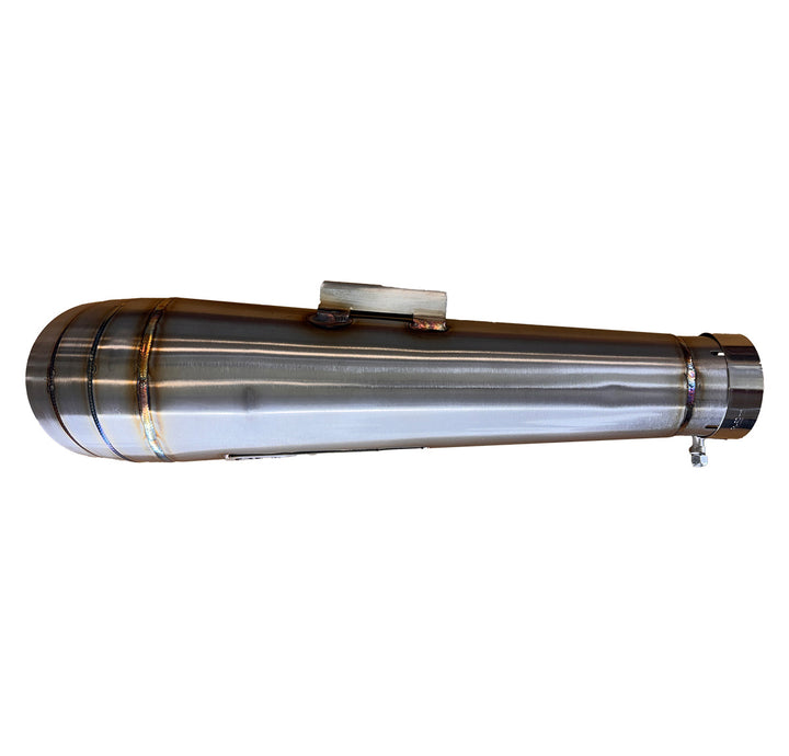 Streetsweeper Cone-Style Turndown 2.25" Slip On Muffler