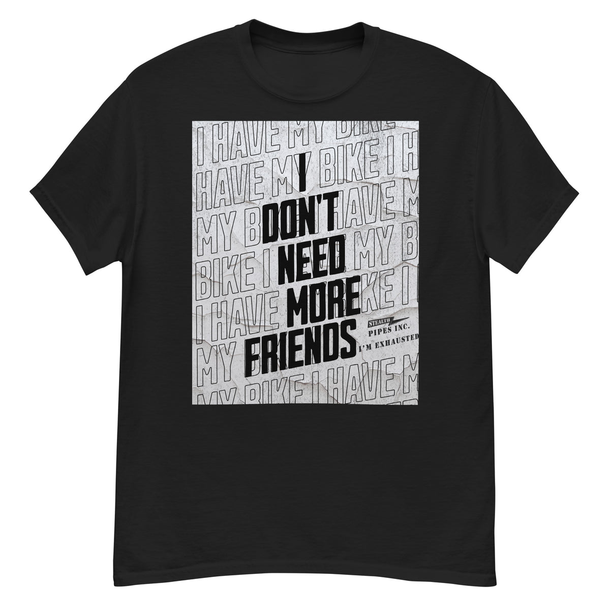 Stealth Pipes “I Speak The Trufe” T-shirt in black – graphic text print, photo 1 of 2