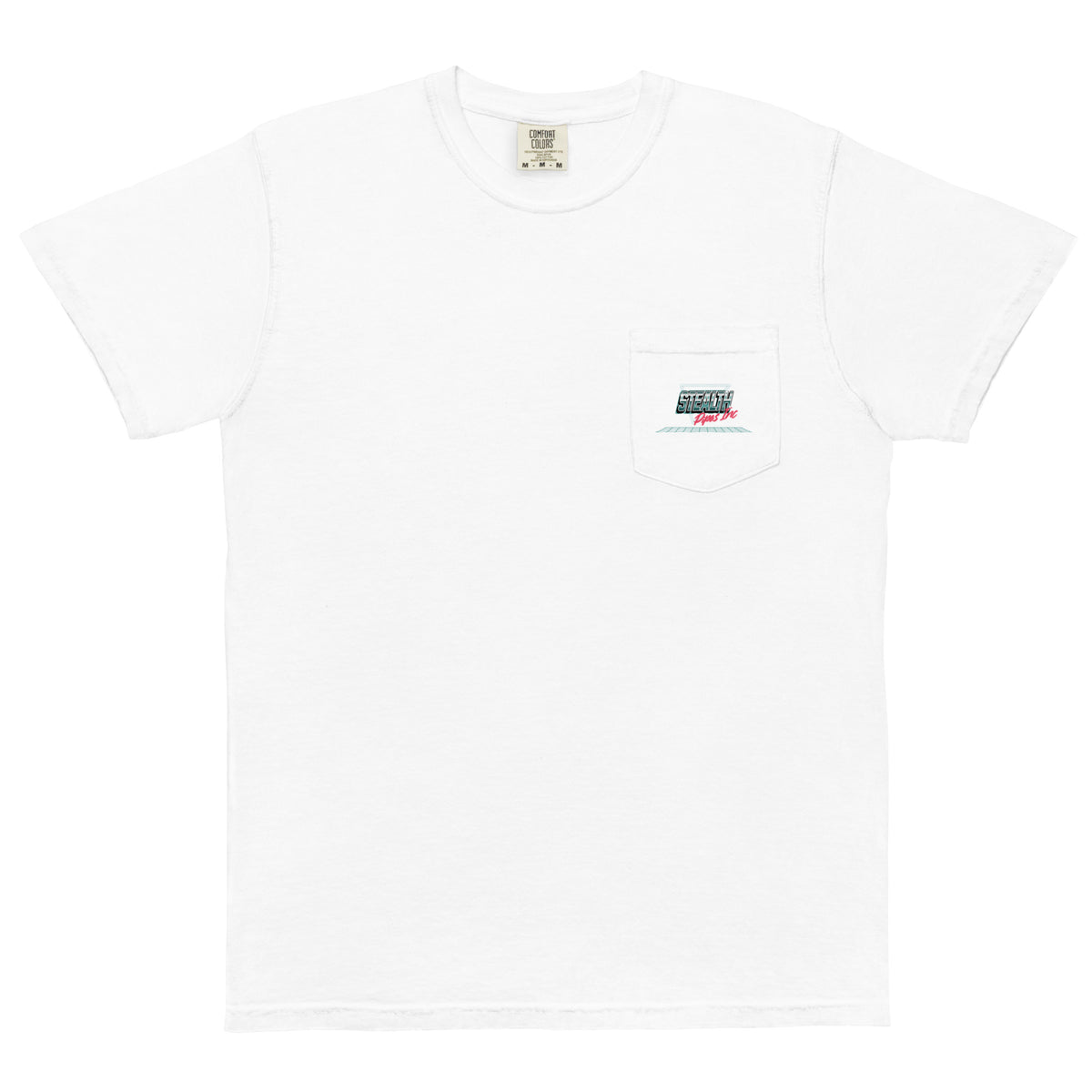 Stealth Pipes Tha Grid T-shirt in white – logo front graphic, photo 5 of 6