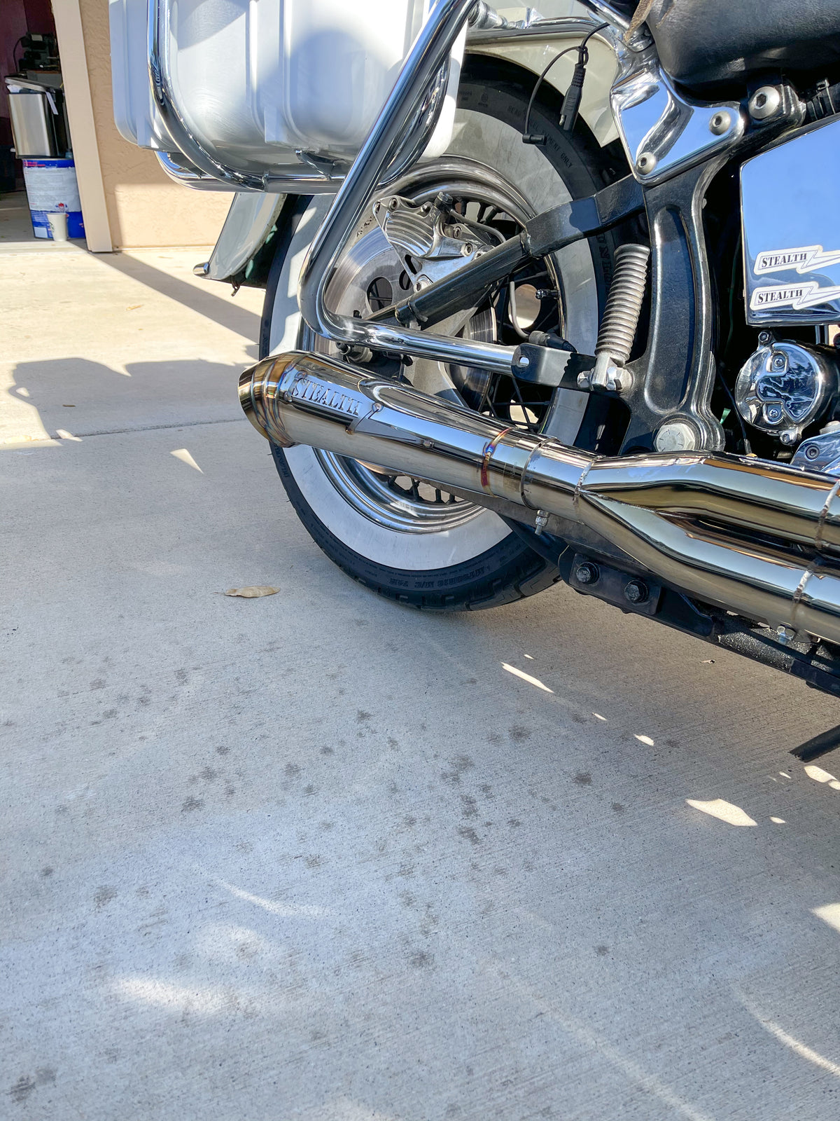 1987 to 2017 Harley Softail Full Exhaust System, photo 11 of 15