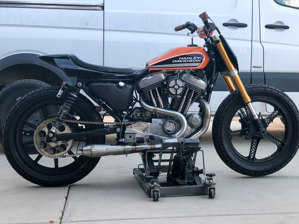 Stealth Pipes exhaust system fitted to Harley Sportster – 1986–2003 stainless steel headers and muffler, photo 1 of 16