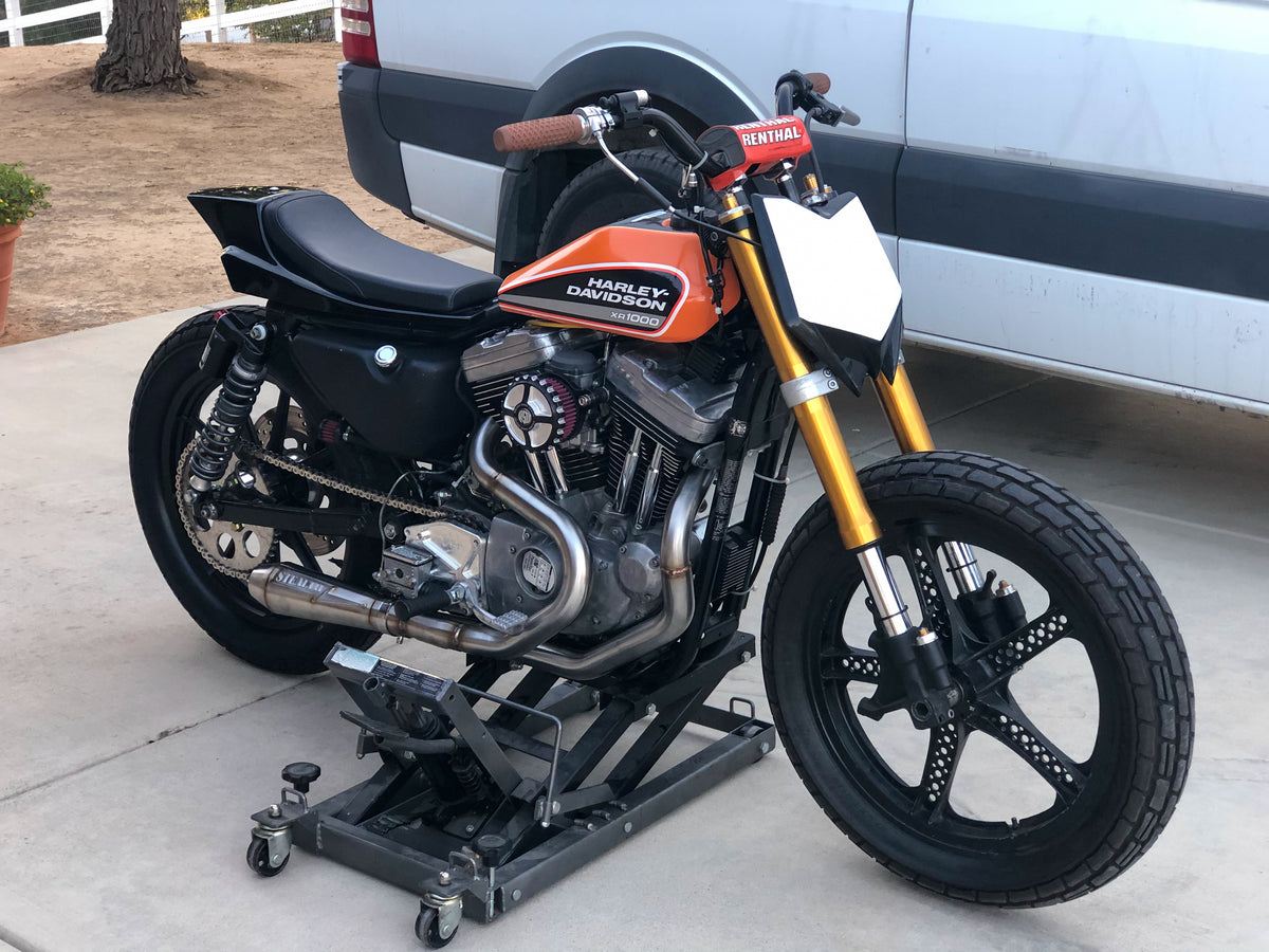 1986–2003 Harley Sportster motorcycle with Stealth Pipes exhaust system – stainless muffler upgrade, photo 5 of 16