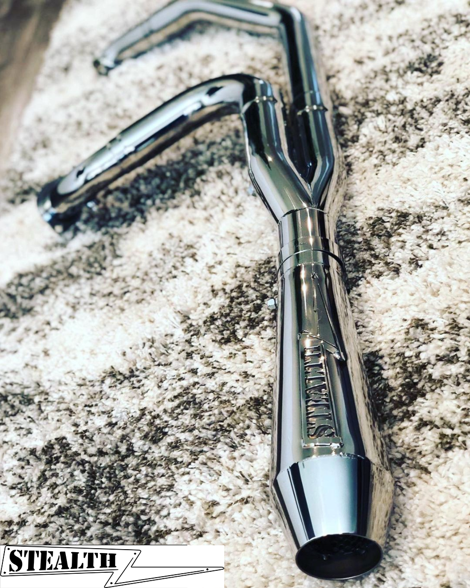 1987 to 2017 Harley Softail Full Exhaust System, photo 8 of 15