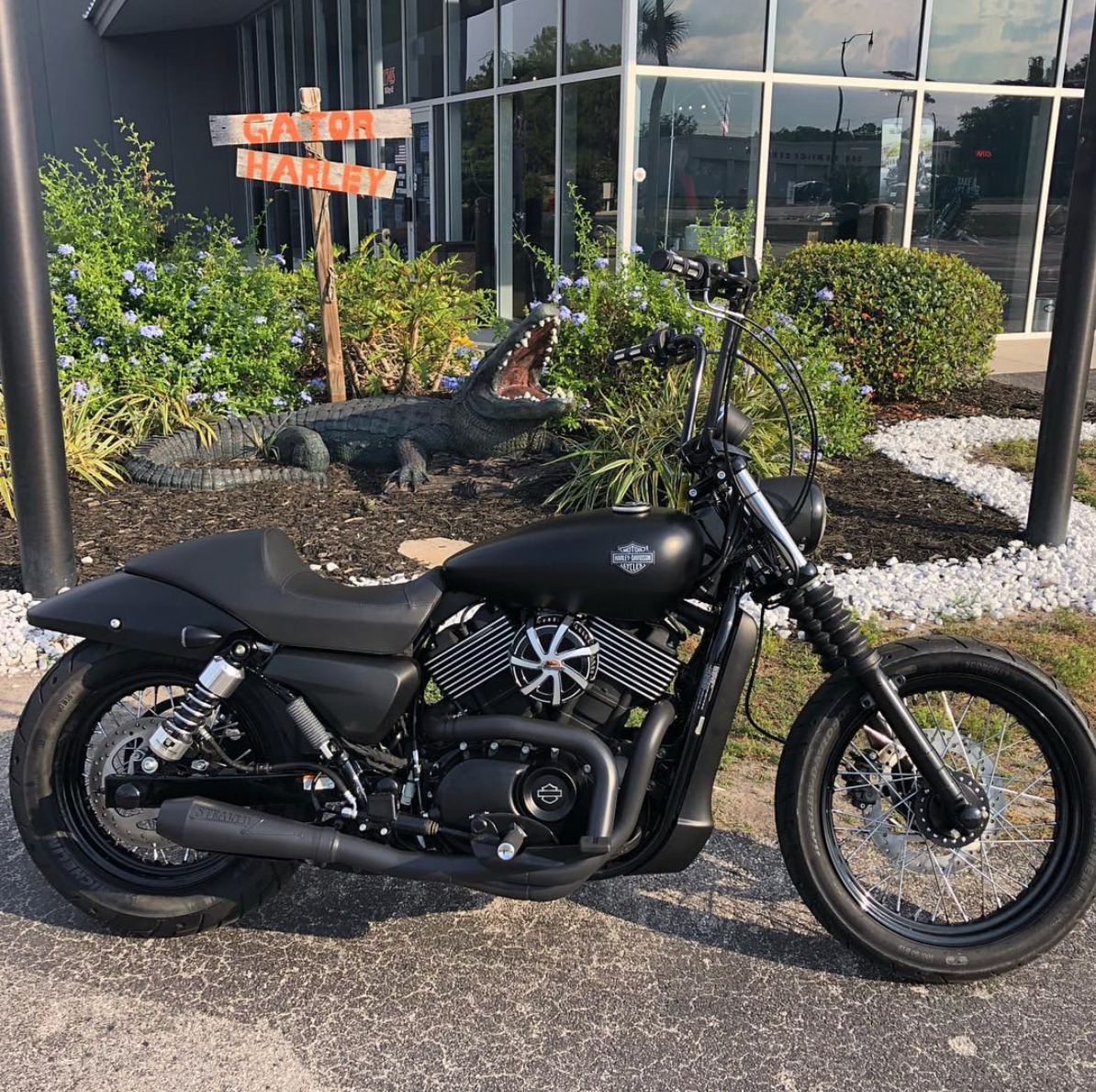 Harley XG 500 / 750 motorcycle with Stealth Pipes stainless exhaust system – American-made muffler upgrade, photo 4 of 4